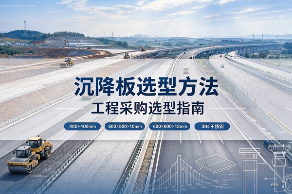 惠农沉降板选择方法