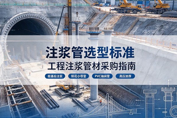 惠农注浆管选型标准