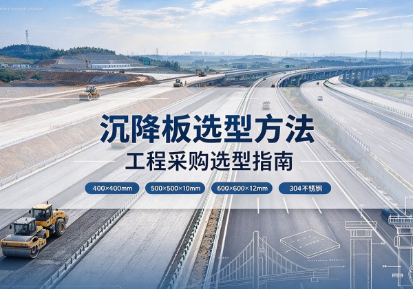 惠农沉降板选择方法